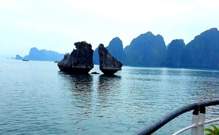 Hòn Gà Chọi (Trống Mái) biểu tượng của vịnh Hạ Long