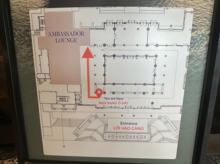 Sơ đồ tầng 1 nhà ga tại cảng tàu quốc tế Hạ Long