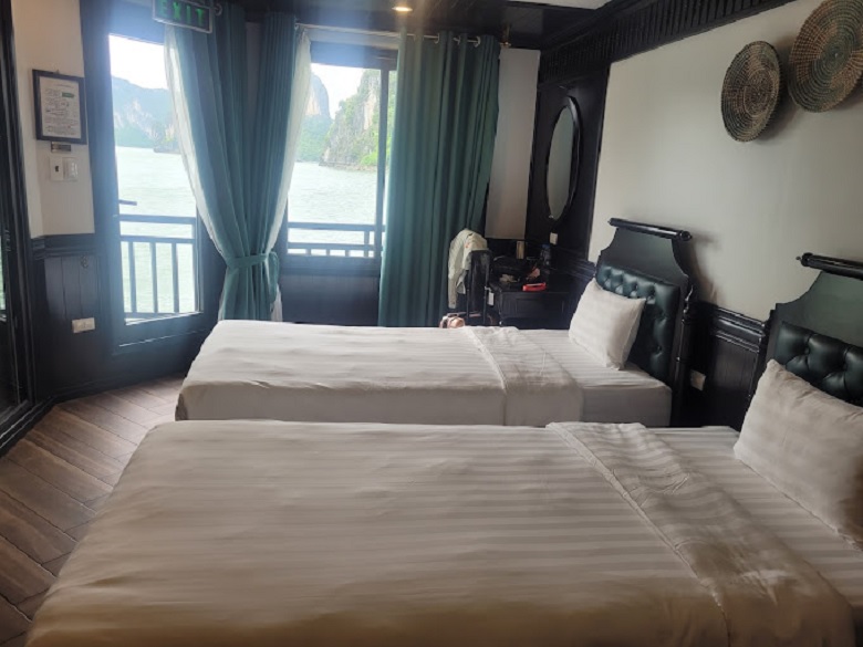 hể thống phòng nghỉ trên du thuyền Rita đều có hướng view toàn cảnh Vịnh Hạ Long