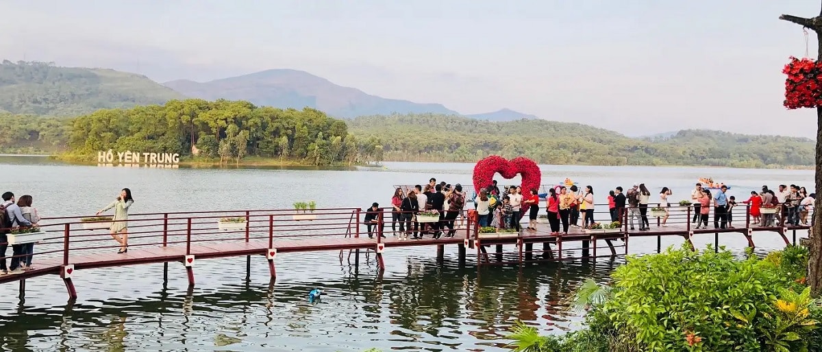 Hồ Yên Trung – Điểm du lịch “Đà Lạt thu nhỏ” ở Quảng Ninh