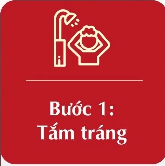 Tắm khoáng Onsen bước 1
