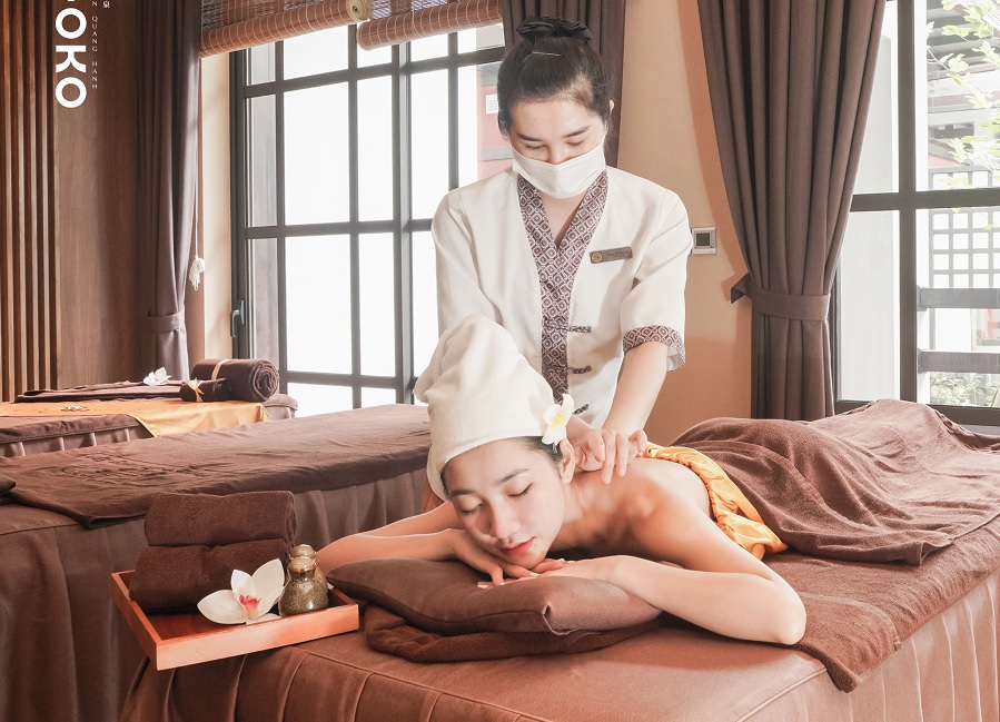 Trải nghiệm vật lý trị liệu tại Yoko Onsen Quang Hanh