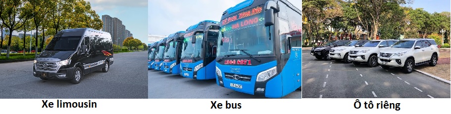 Phương tiện di chuyển từ Hà Nội tới Hạ Long