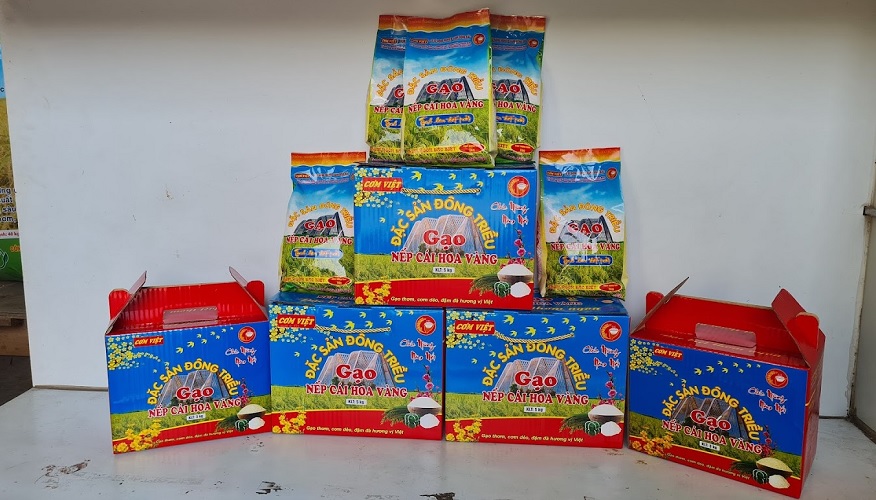 Gạo nếp cái Hoa Vàng