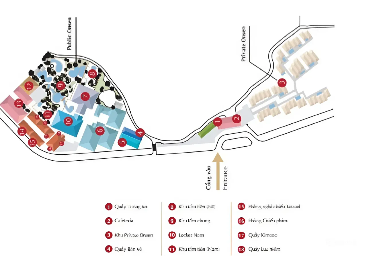 Sơ đồ Yoko Onsen Quang hanh