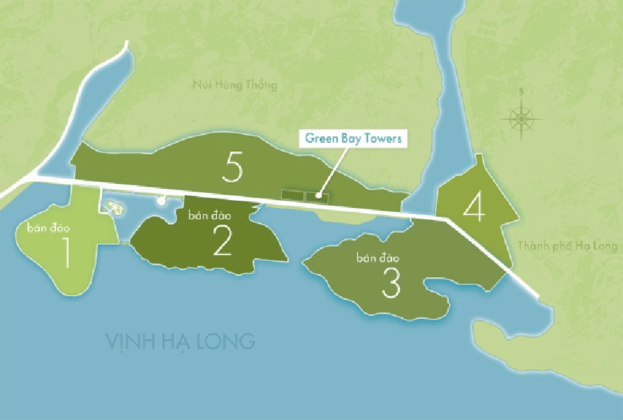 Bãi tắm Marina Hạ Long thuộc bán đảo số 2 của khu đô thị Marina Hạ Long