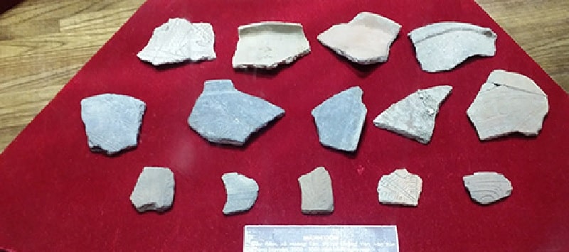 Các mảnh gốm niên đại 3500 năm