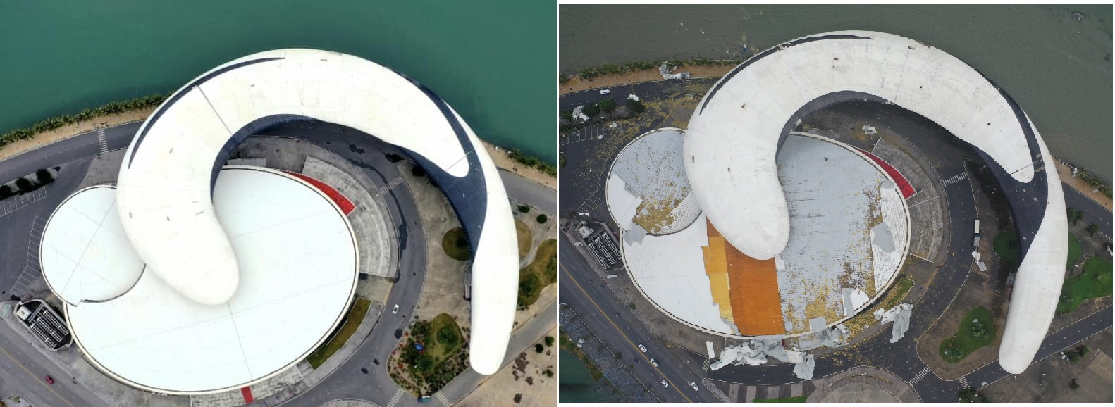 Hai khôi cá heo và ngọc trai trước và sau bão Yagi