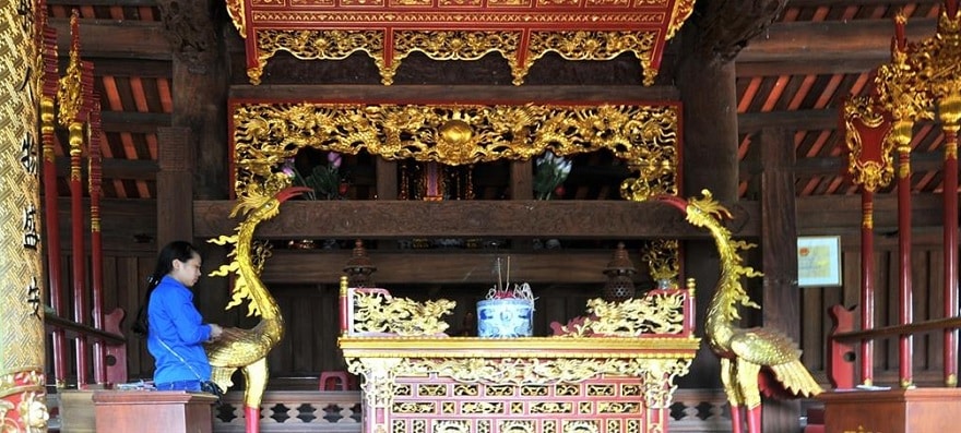 Đền thờ Hoàng Cần - người anh hùng có công đánh đuổi giặc ngoại xâm