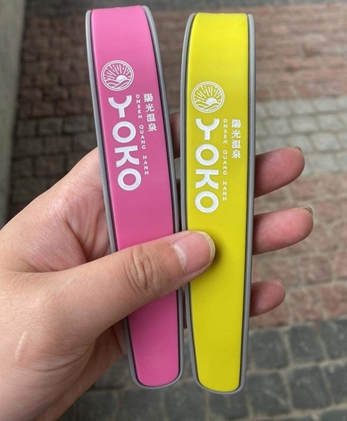 Đồng hồ sử dụng để check - in tại Yoko Onsen Quang Hanh