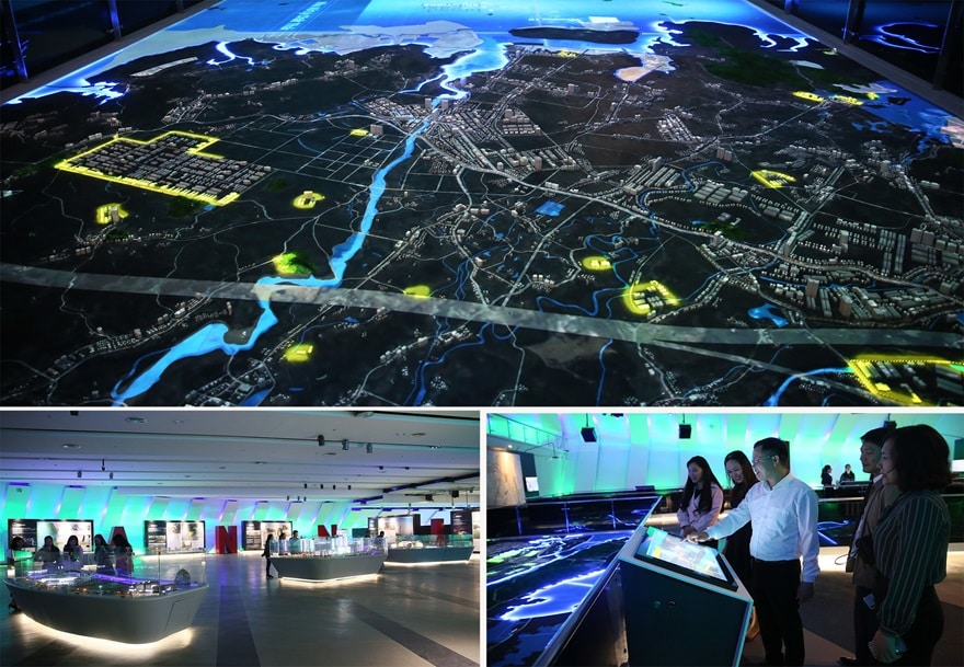 Khu vực tầng 3 cung cá heo trưng bày quy hoạch của thành phố Hạ Long và tỉnh Quảng Ninh