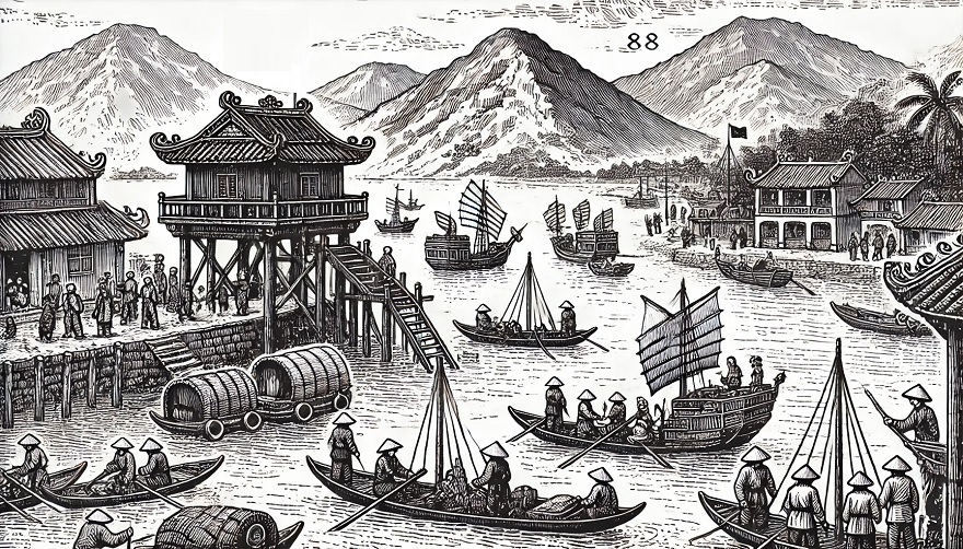 Vân Đồn được biết đến như một thương cảng sầm uất một thời