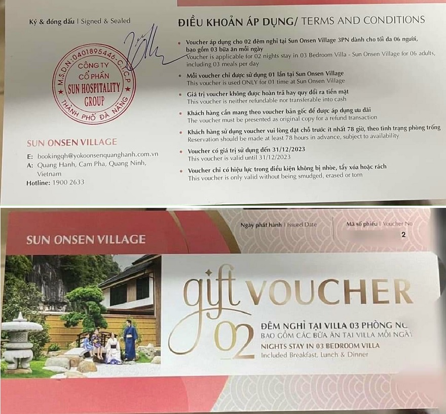 Voucher nghỉ dượng 3 ngày 2 đêm tại Yoko Onsen Quang Hanh