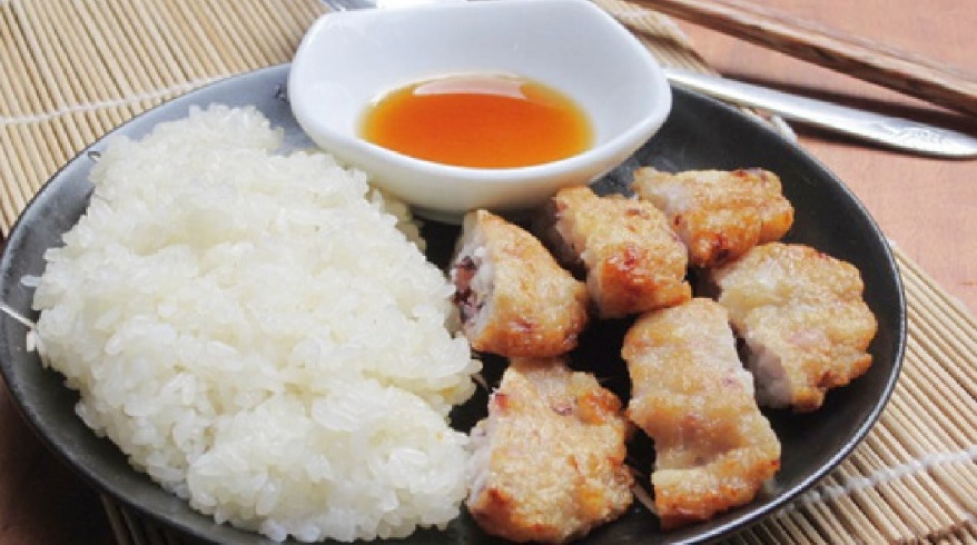 Xôi chả mực Hạ Long