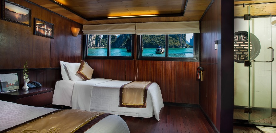 Du thuyền Syrena 4 Hệ thoongs phòng tại du thuyền Syrena đều có ban công hướng biển