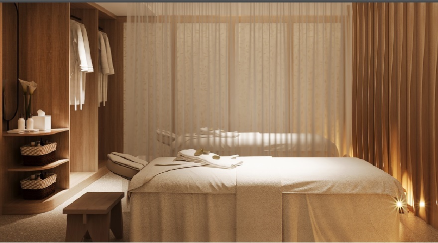 Phòng Spa: Với các liệu pháp massage và trị liệu chuyên nghiệp, kết hợp cùng tinh dầu tự nhiên và nguyên liệu truyền thống, spa trên Luna Halong Cruise giúp du khách giải tỏa căng thẳng, tái tạo năng lượng và làm mới tinh thần.