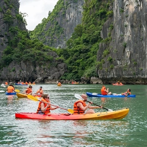 Chèo kayak