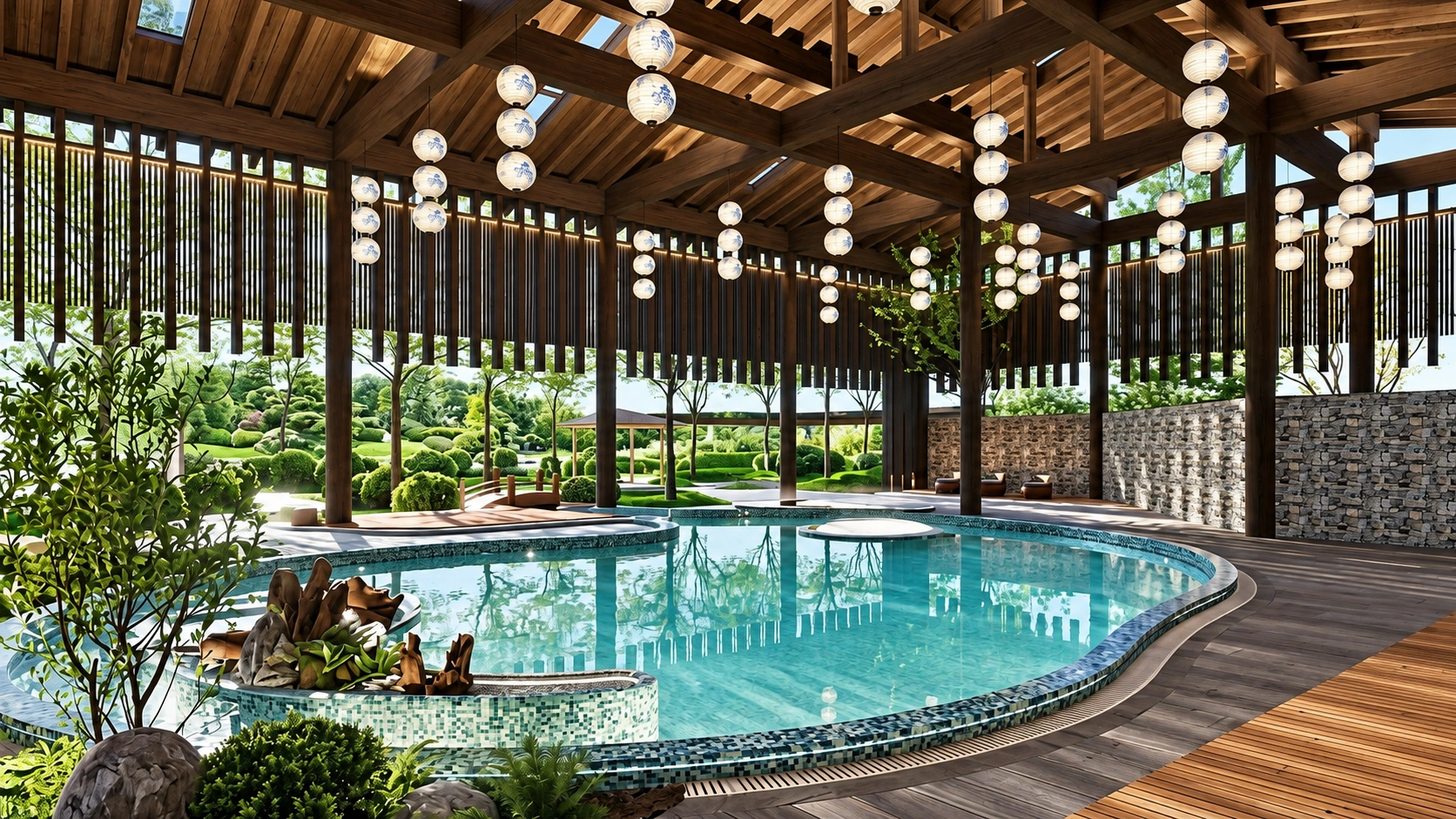 Hệ thống 235 phòng lưu trú và Suite phong cách Zen Nhật Bản tại Vinpearl Onsen Resort Tuyên Quang